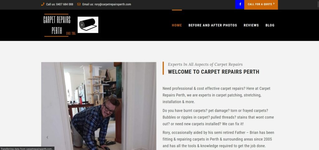 Carpet Repairs Perth's Homepage
