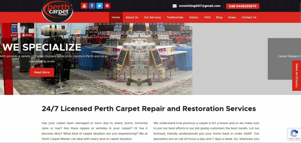 Perth Carpet Master's Homepage