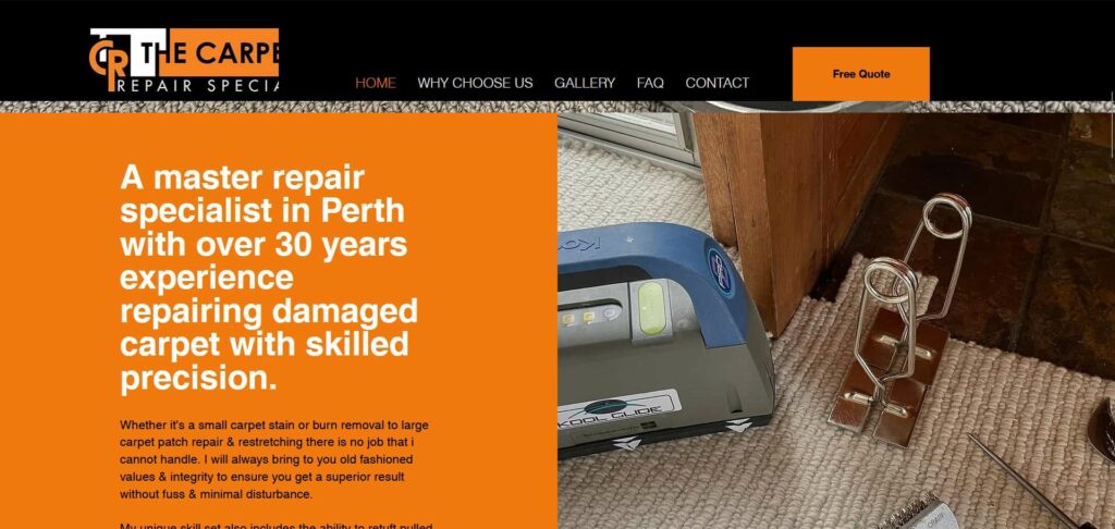The Carpet Repair Specialist's Homepage