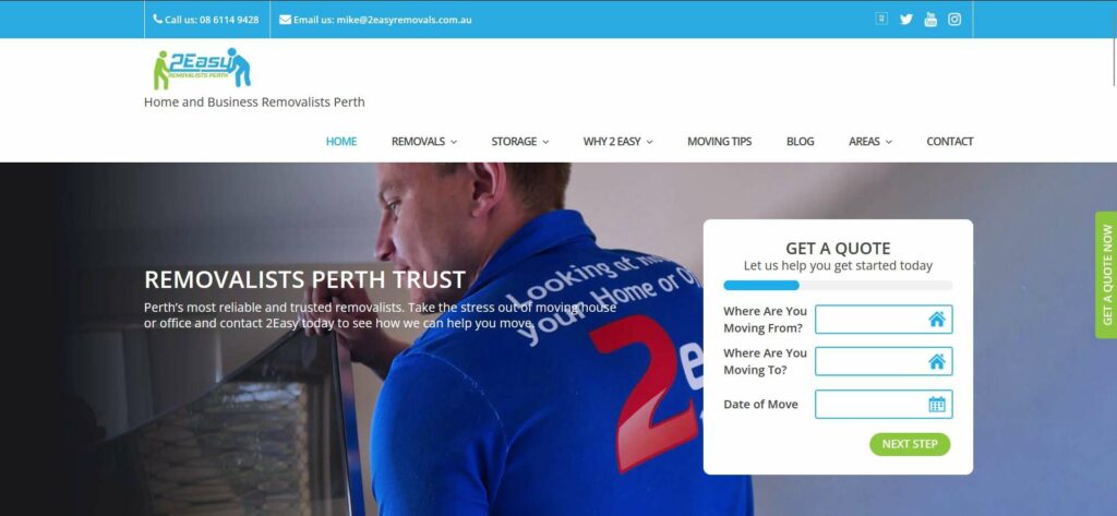 2 Easy Removalists Perth's Homepage
