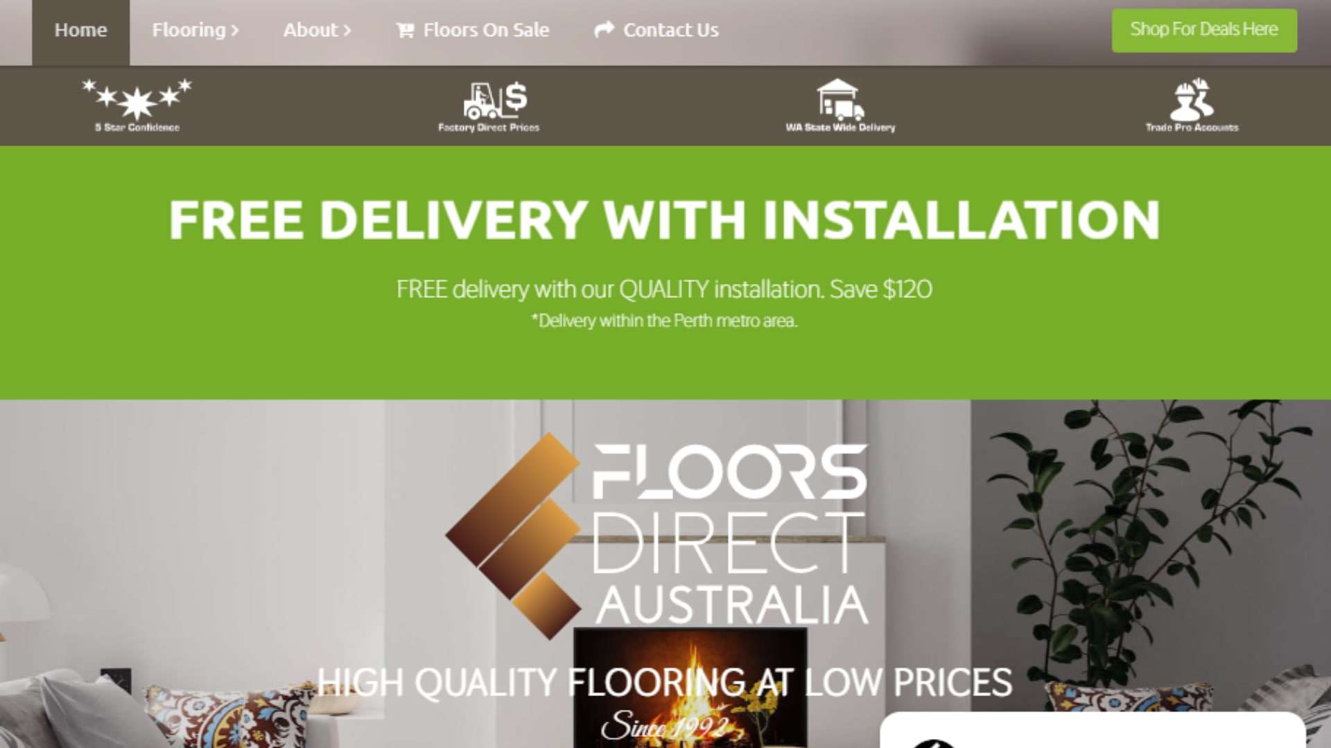 Floors Direct Australia's Homepage