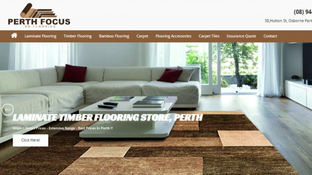 Perth Focus on Flooring's Homepage