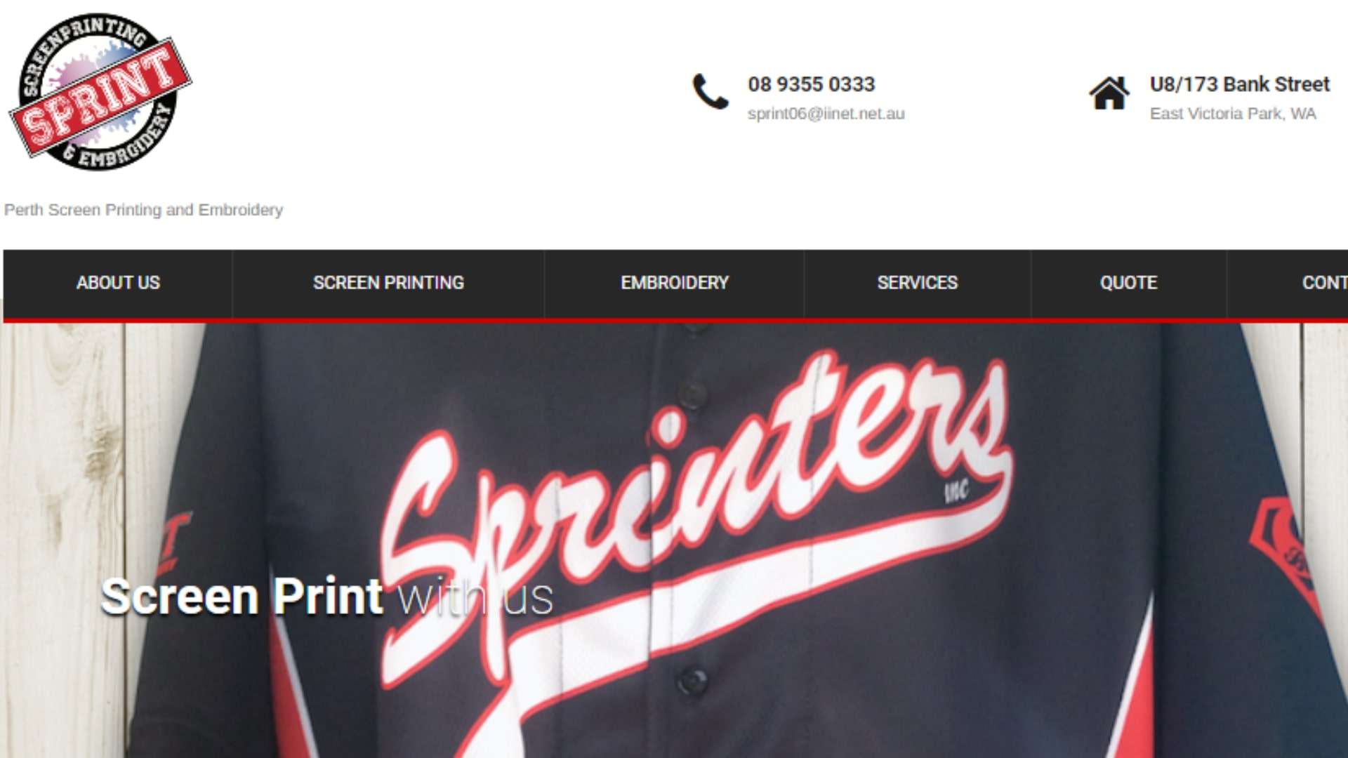 Sprint Screenprinting & Embroidery's Homepage