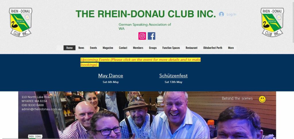 The Rhein-Donau Club Inc.'s Homepage