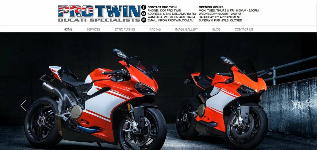 Pro Twin Australia's Homepage