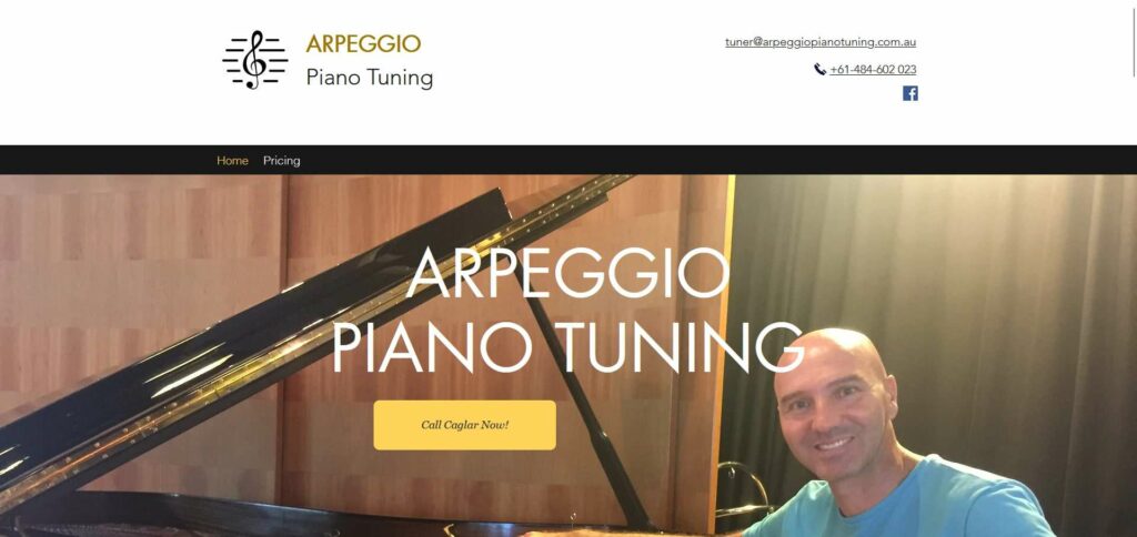 Arpeggio Piano Tuning Homepage