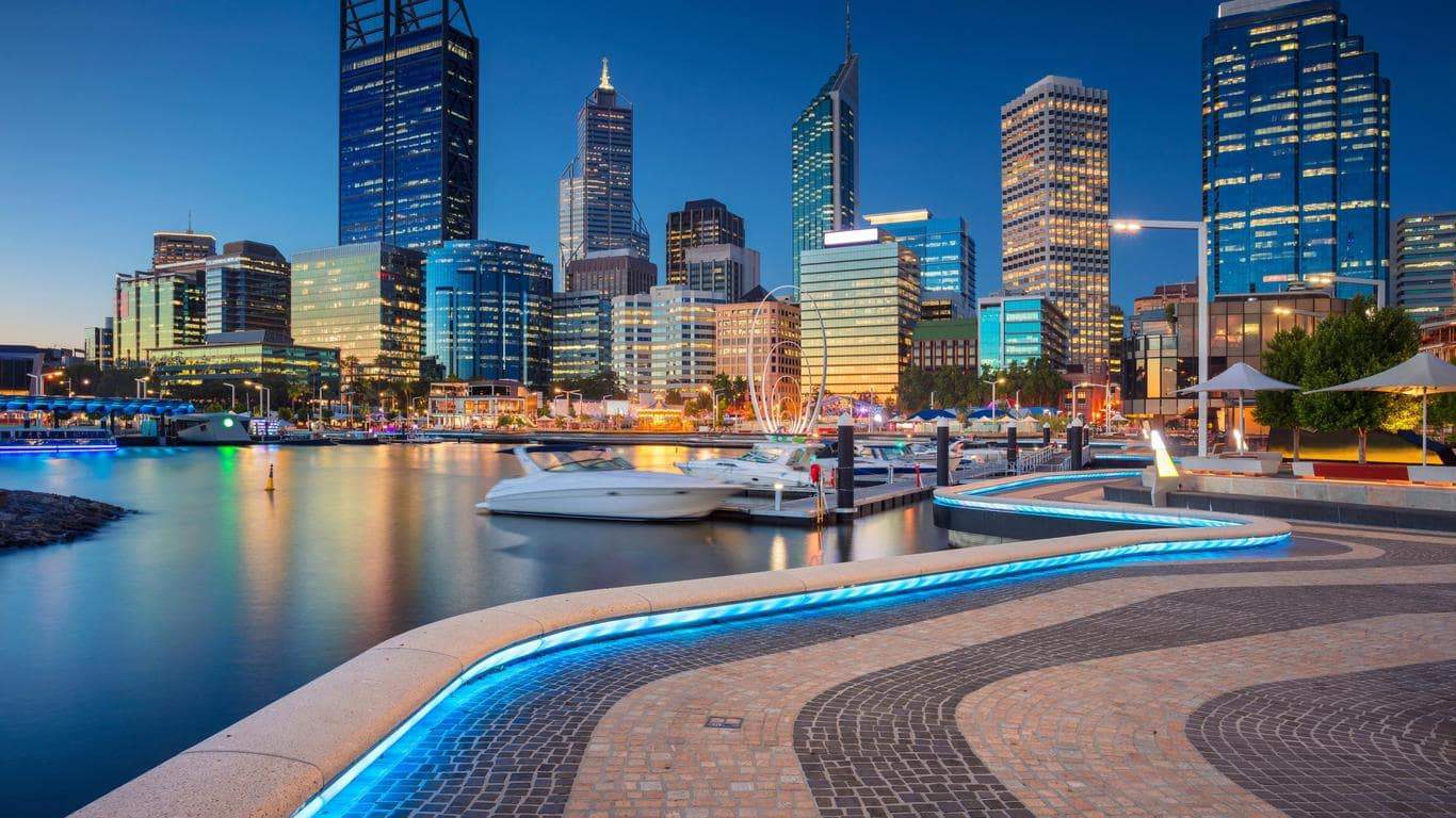 How did Perth become the biggest city in Western Australia