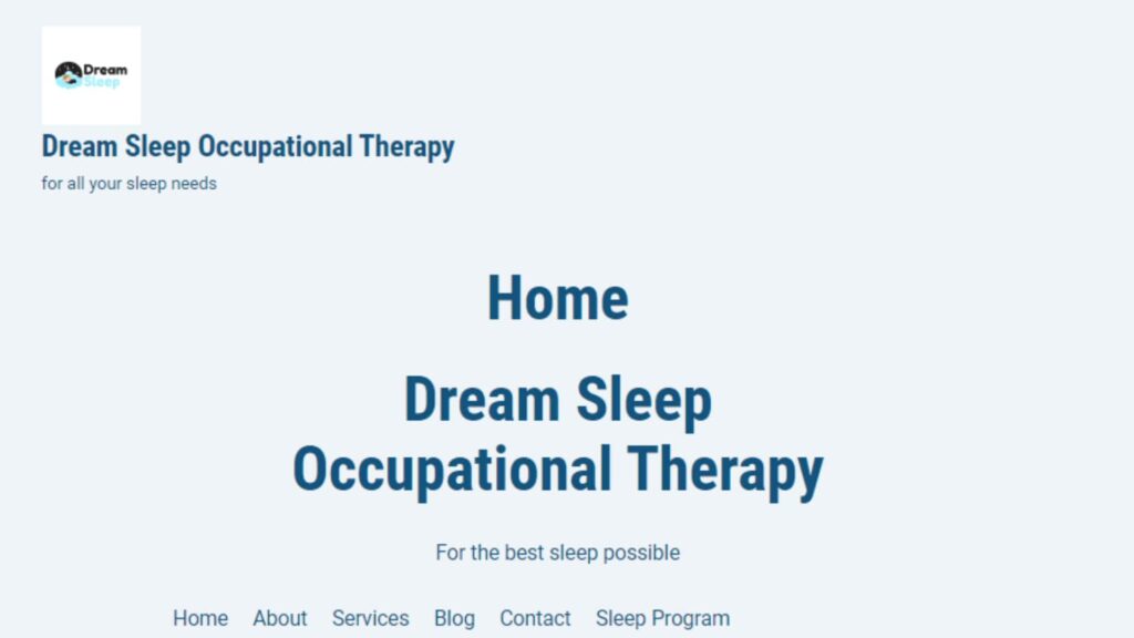 Dream Sleep Occupational Therapy