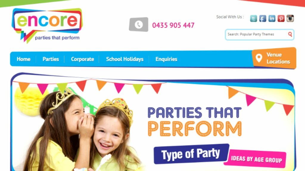 Encore Kids Parties