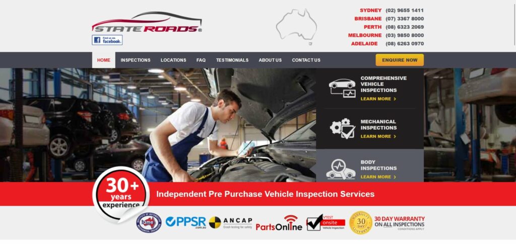 State Roads Vehicle Inspections