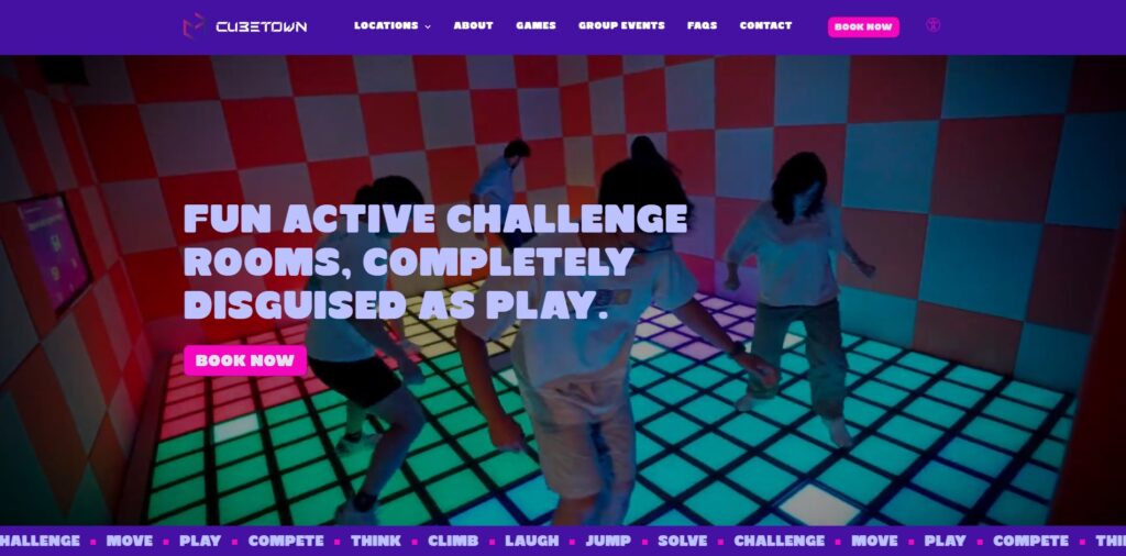 Cubetown homepage
