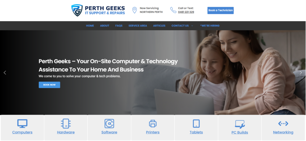 perth geeks homepage